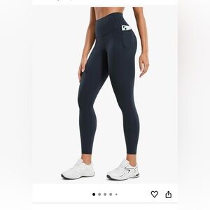 Women's Navy Leggings/Running Tights